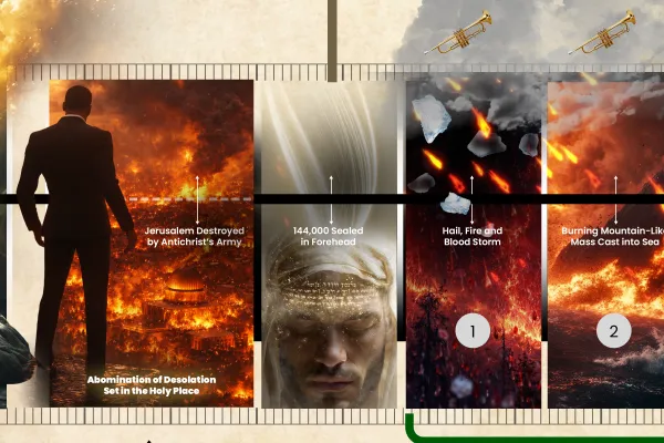 The abomination of desolation, on the prophecy chart