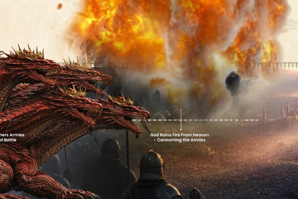 The final battle, on the prophecy chart